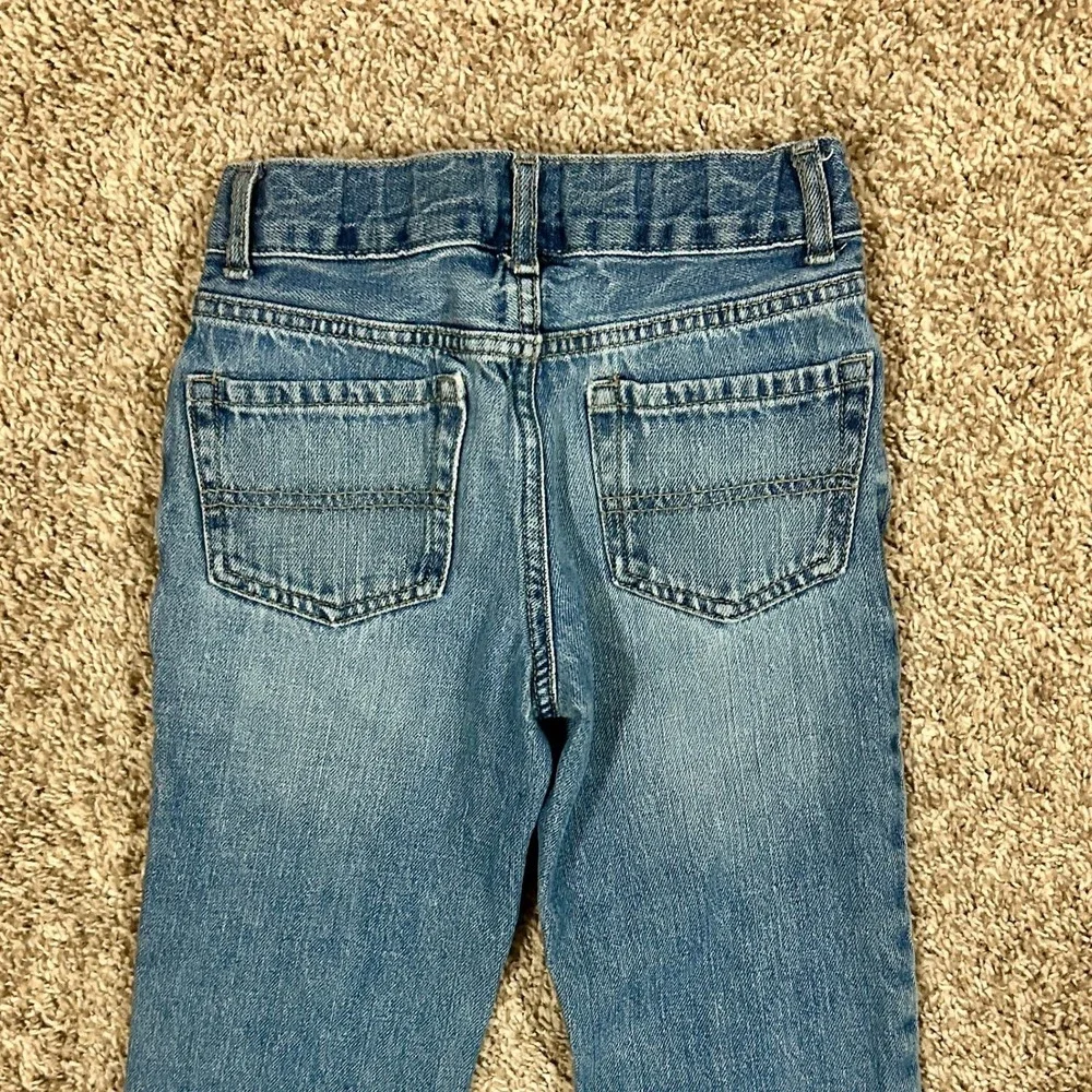The Childrens Place I Medium Wash Bootcut Jeans with Adjustable Waist I Size 6‎